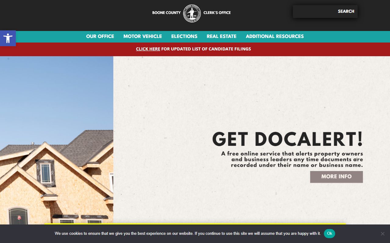 Boone County Clerk office in Burlington Kentucky