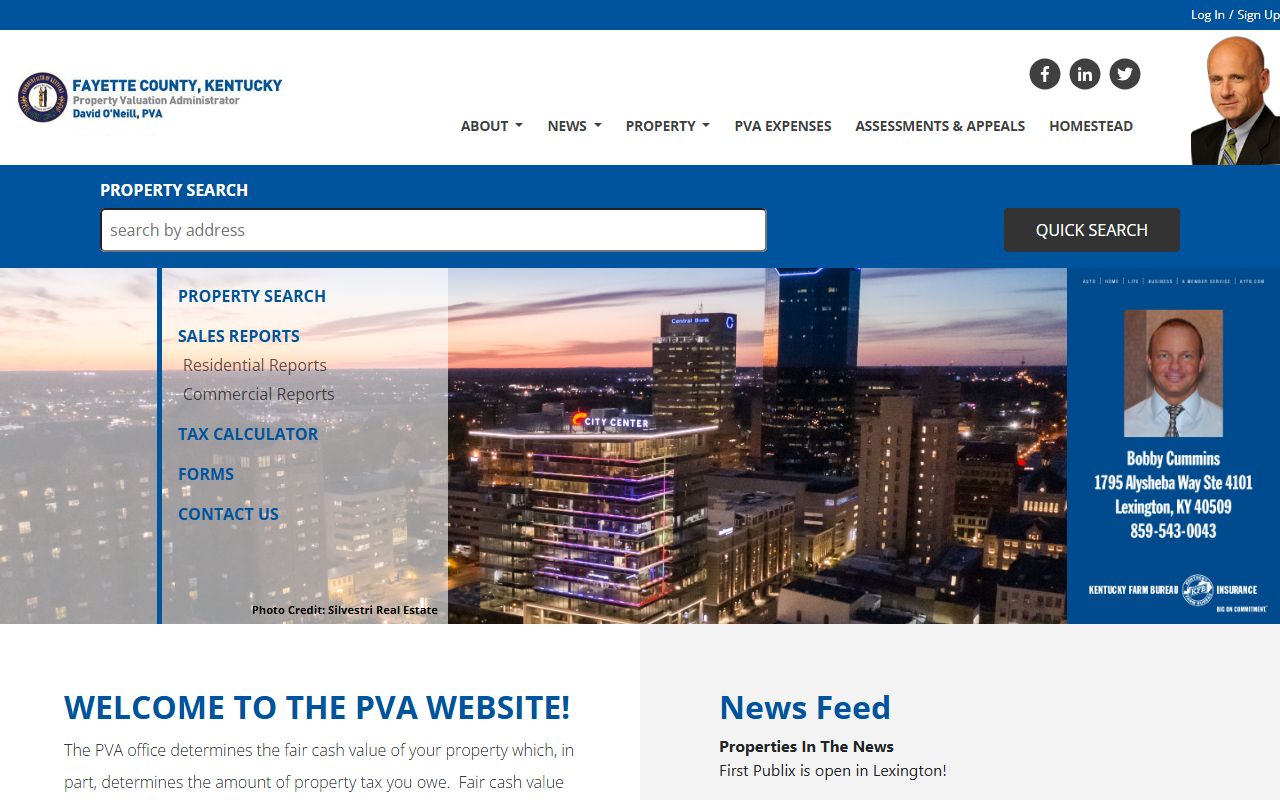 Fayette County Property Valuation Administrator website