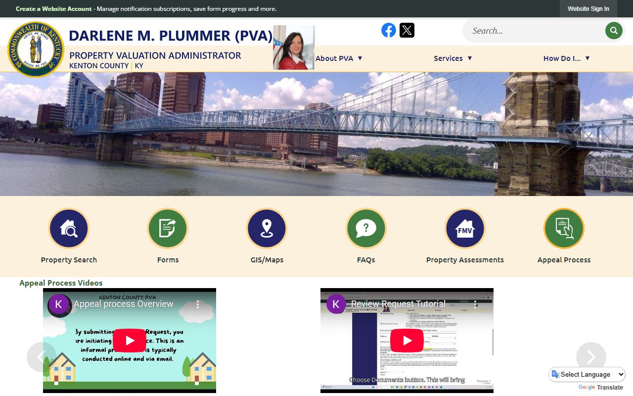 Kenton County Property Valuation Administrator website